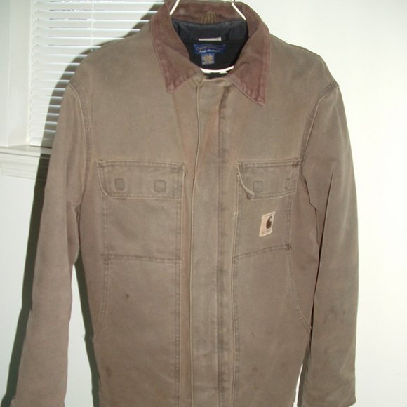 Carhartt Jacket Fully Lined XL Fade Distressed VTG 90’s - Picture 2 of 7